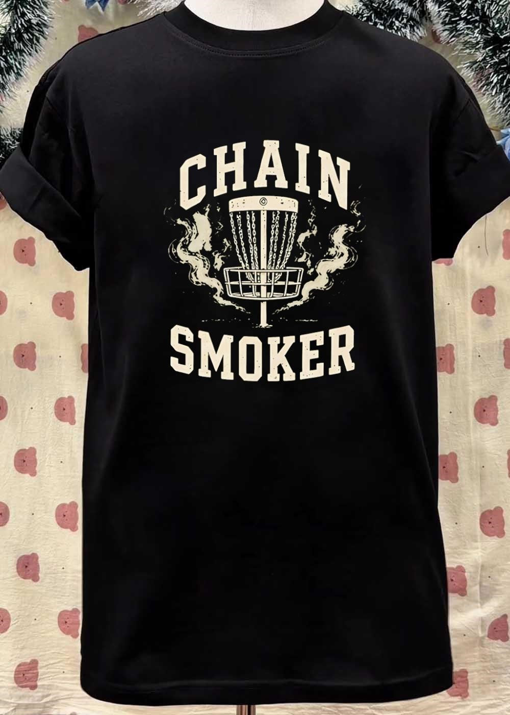 Disc Golf Fanatic Chain Smoker Tee Shirt