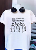 Diverse Individuals Raising Hands Rage Against the Monoculture T-Shirt