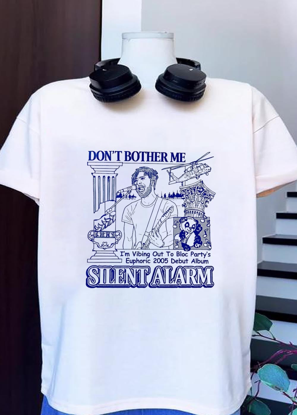 Don’t Bother Me I’m Vibing Out to Bloc Party’s Euphoric 2005 Debut Silent Alarm T-Shirt