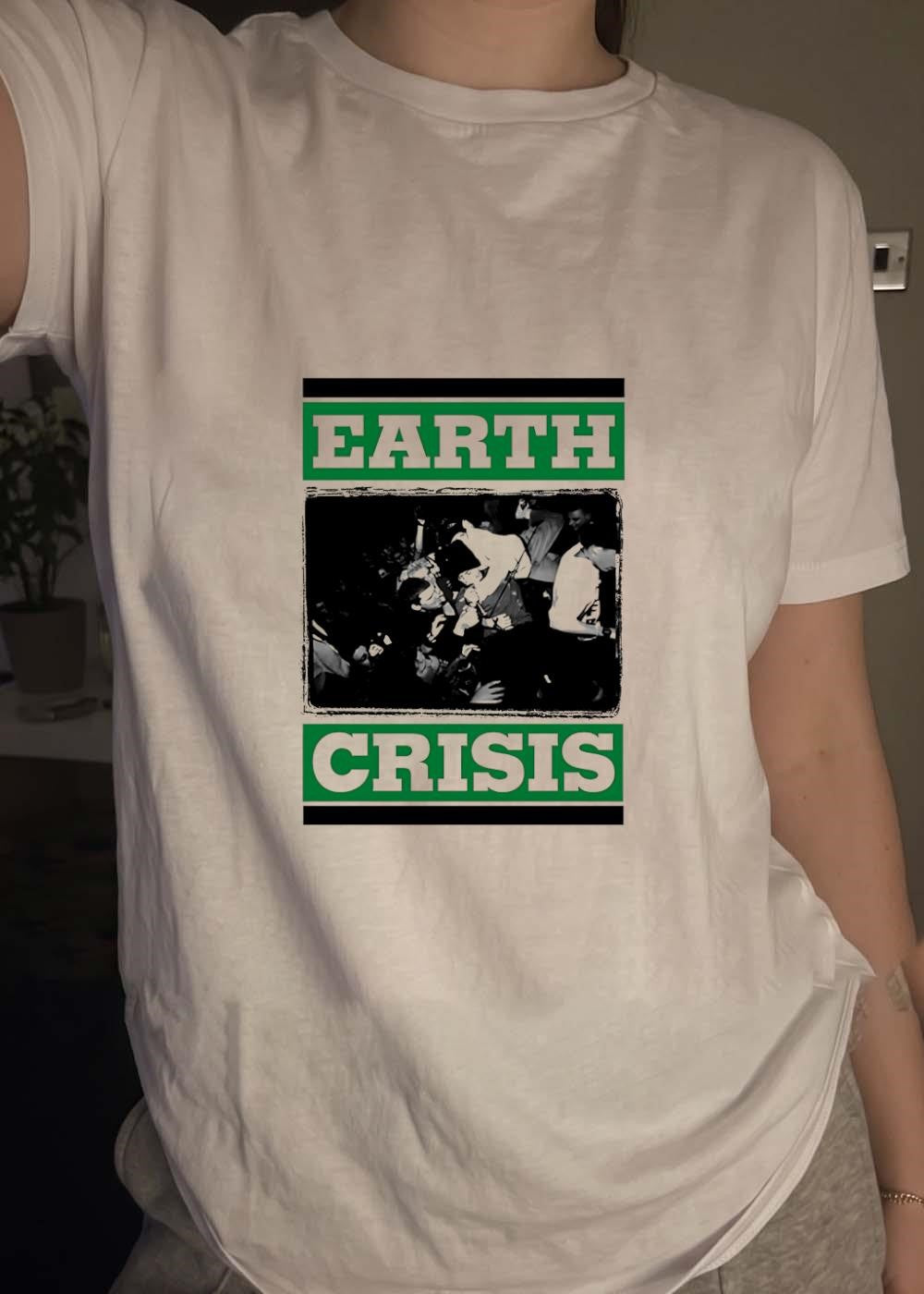 Earth Crisis Hardcore Punk Concert Performance Graphic T-Shirt