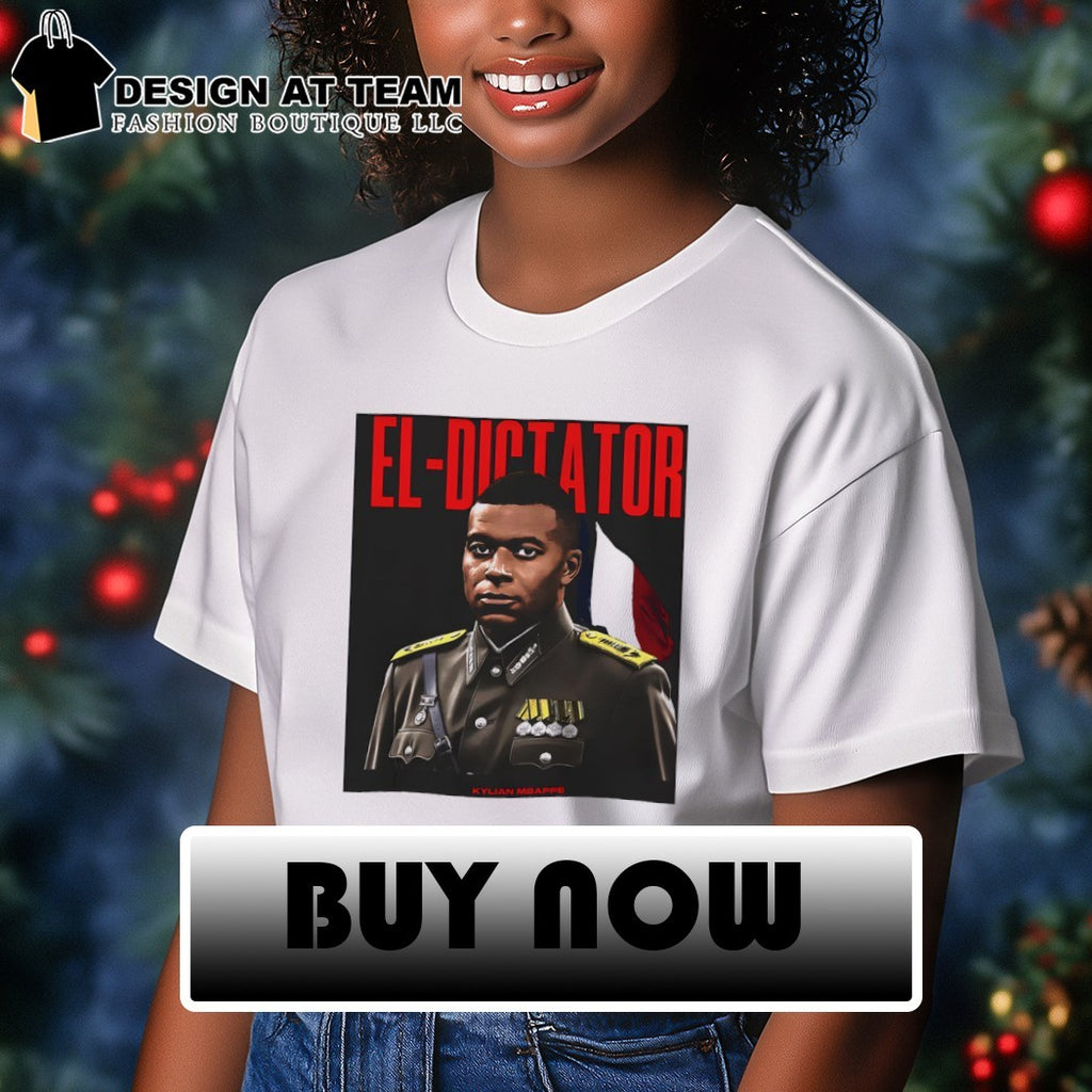 El-Dictator Kylian Mbappe France World Cup 2026 portrait shirt