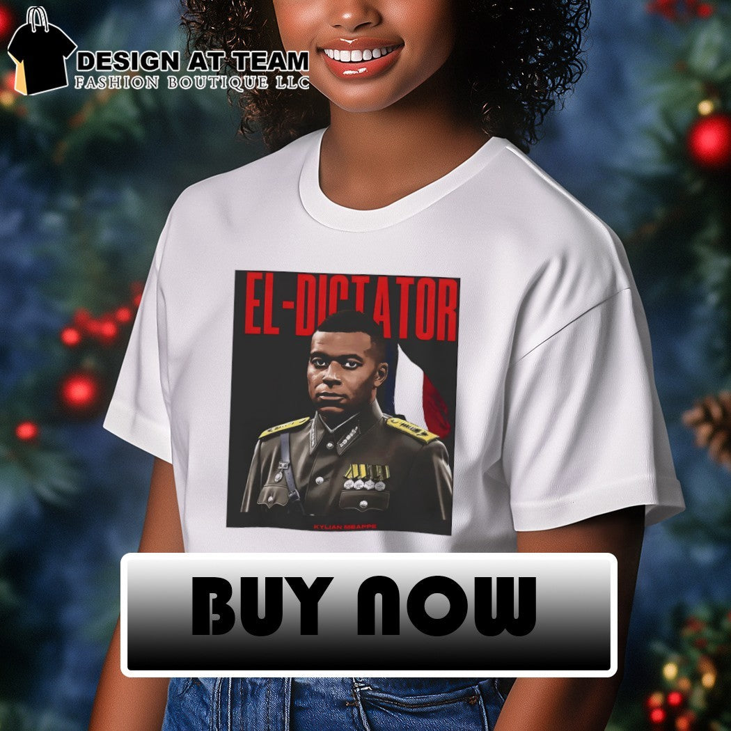 El-Dictator Kylian Mbappe portrait shirt