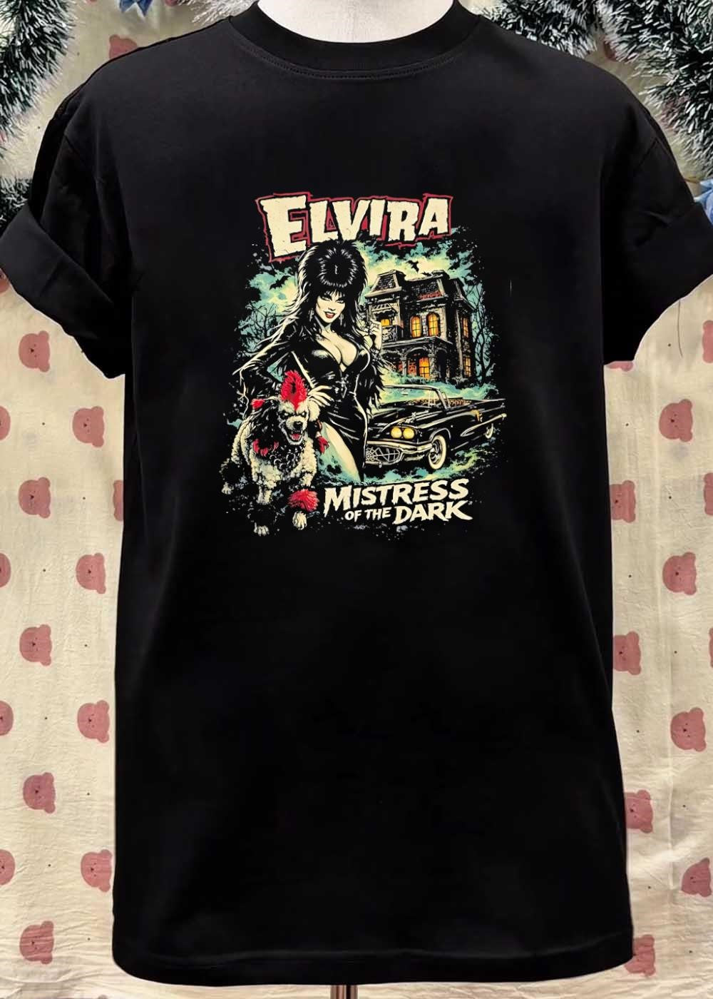Elvira Mistress Of The Dark Haunted House Vintage Style shirt