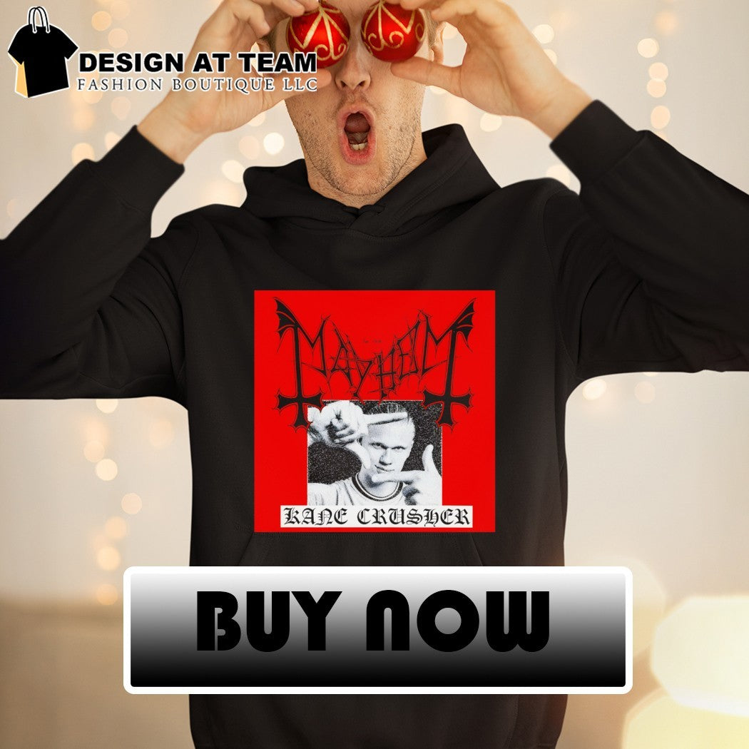 Erling Haaland Norway Soccer Mayhem Kane Crusher True Norwegian Black Metal 2026 shirt