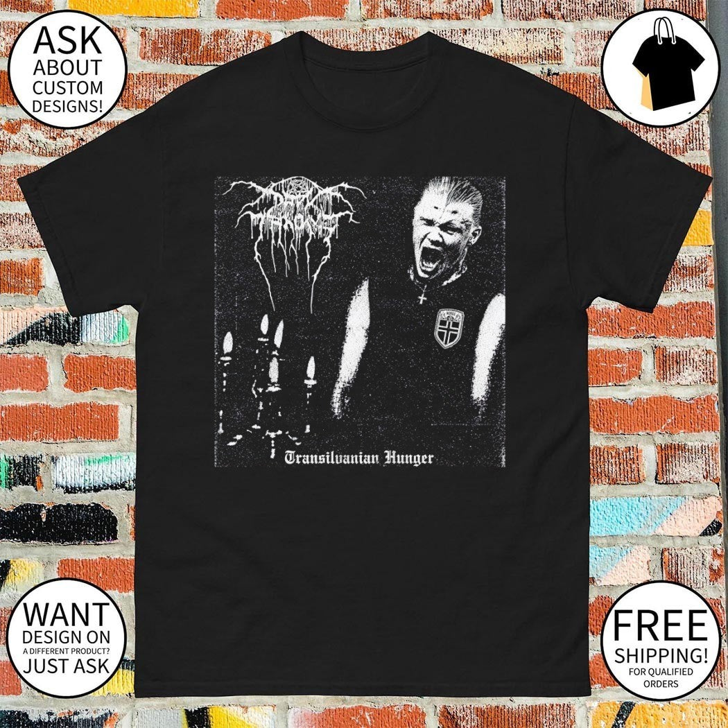 Erling Haaland Norway Soccer Transilvanian Hunger True Norwegian Black Metal 2026 shirt