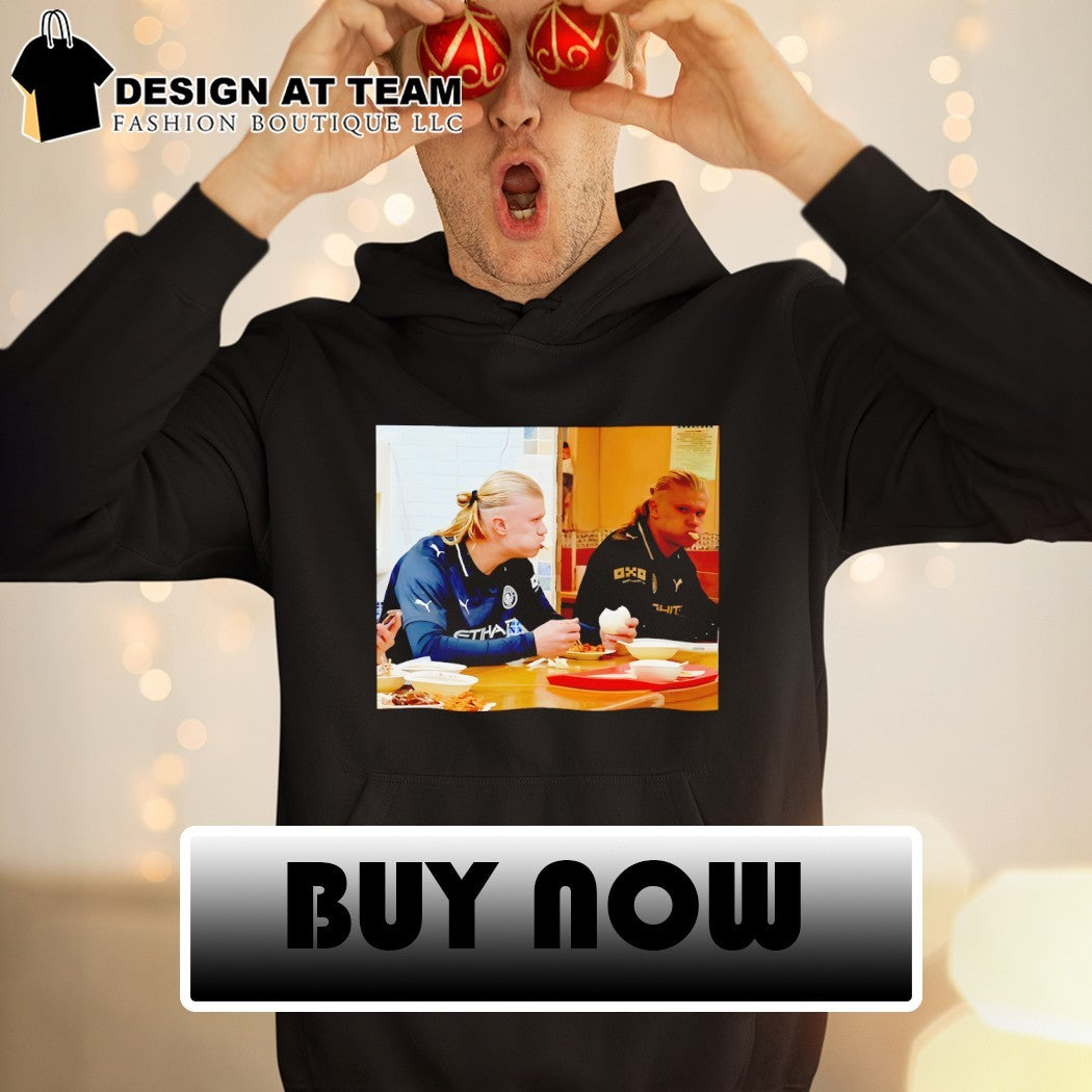 Erling Haaland eating steamed bun Norway Soccer World Cup 2026 shirt