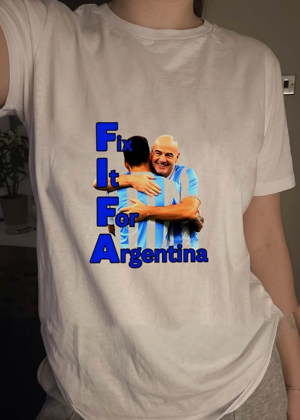 Fix It for Argentina FIFA Soccer T-Shirt
