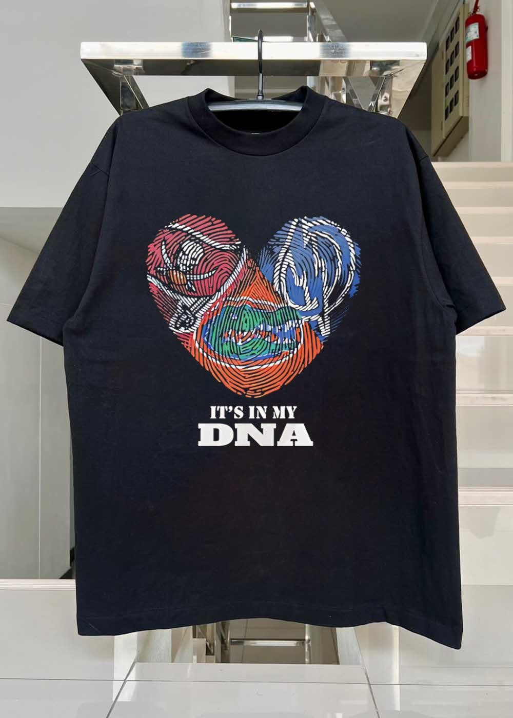 Florida Gators Fingerprint Heart It’s in My DNA shirt