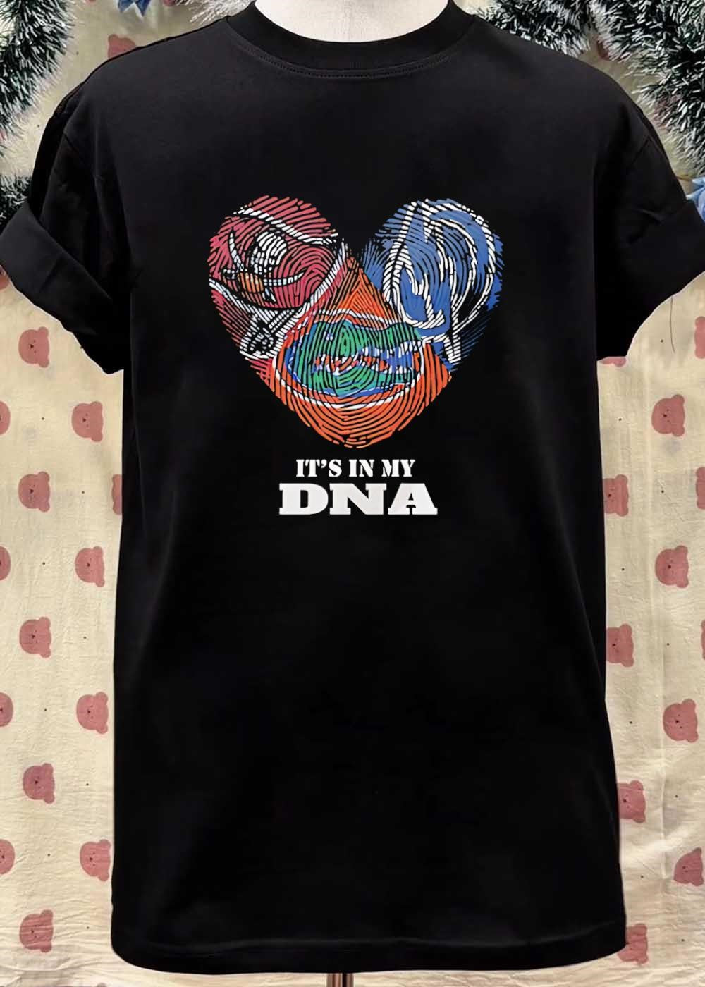 Florida Gators Fingerprint Heart It’s in My DNA shirt