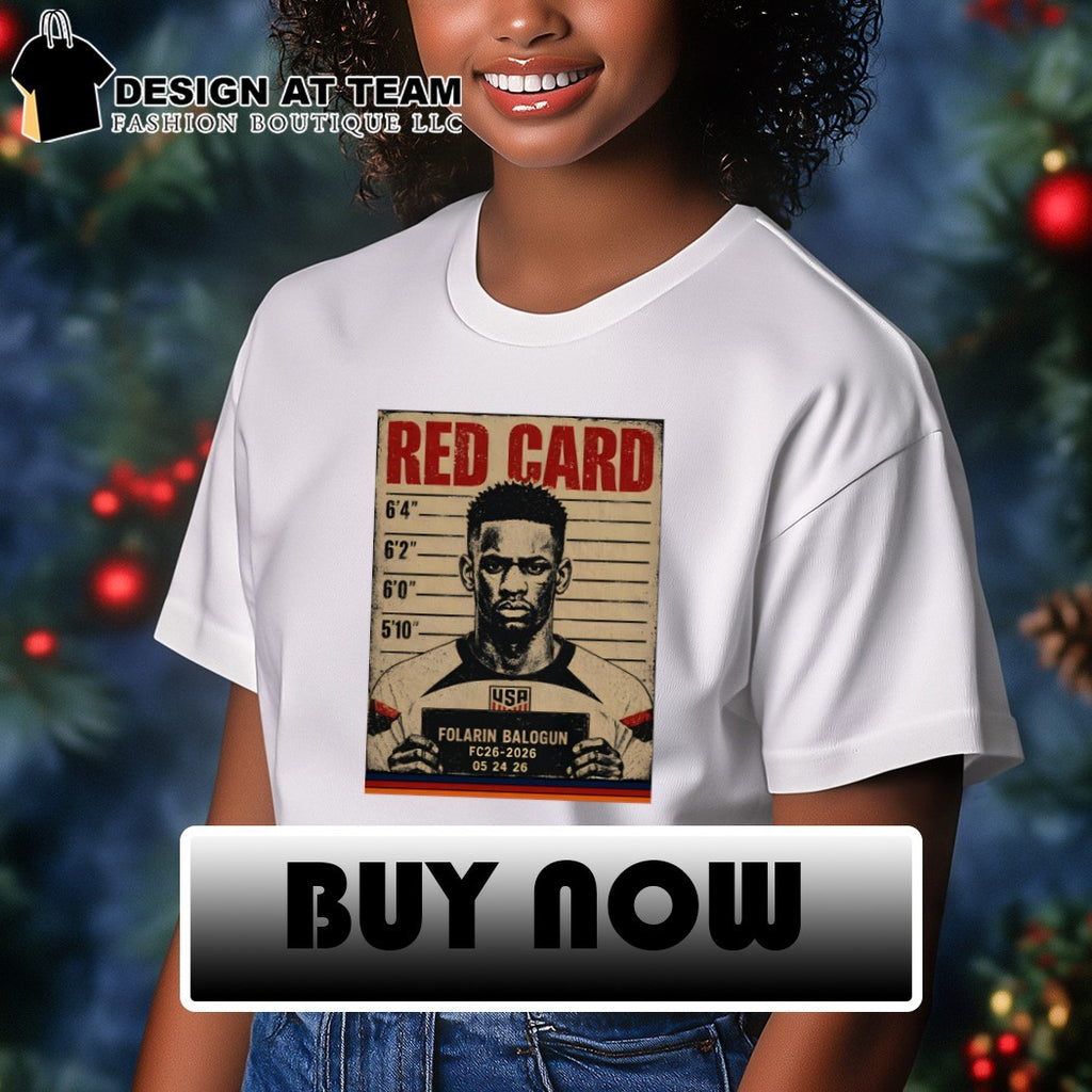 Folarin Balogun FC 26 2026 05 24 26 Red Card Mugshot USA Soccer World cup 2026 shirt