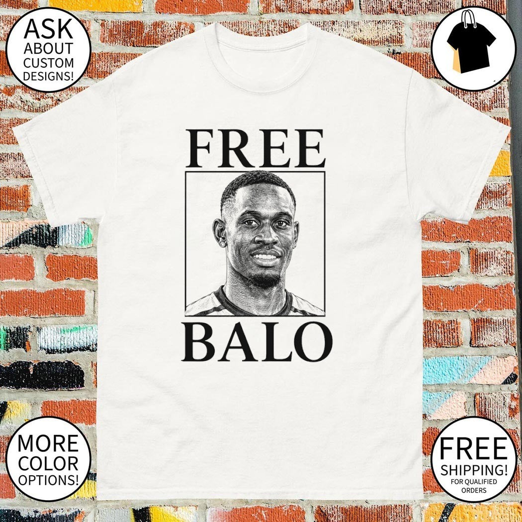 Folarin Balogun Free Balo graphic red card WC 2026 shirt