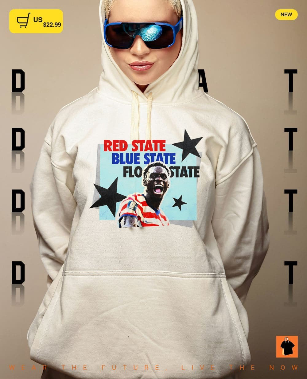 Folarin Balogun USA Soccer Red State Blue State Flo State World Cup 2026 shirt