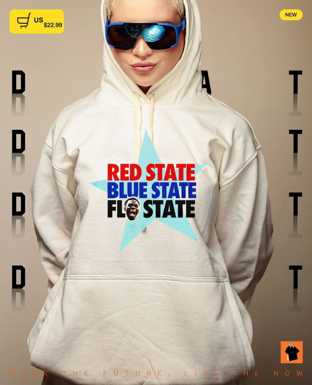 Folarin Balogun big face USA Soccer Red State Blue State Flo State World Cup 2026 shirt