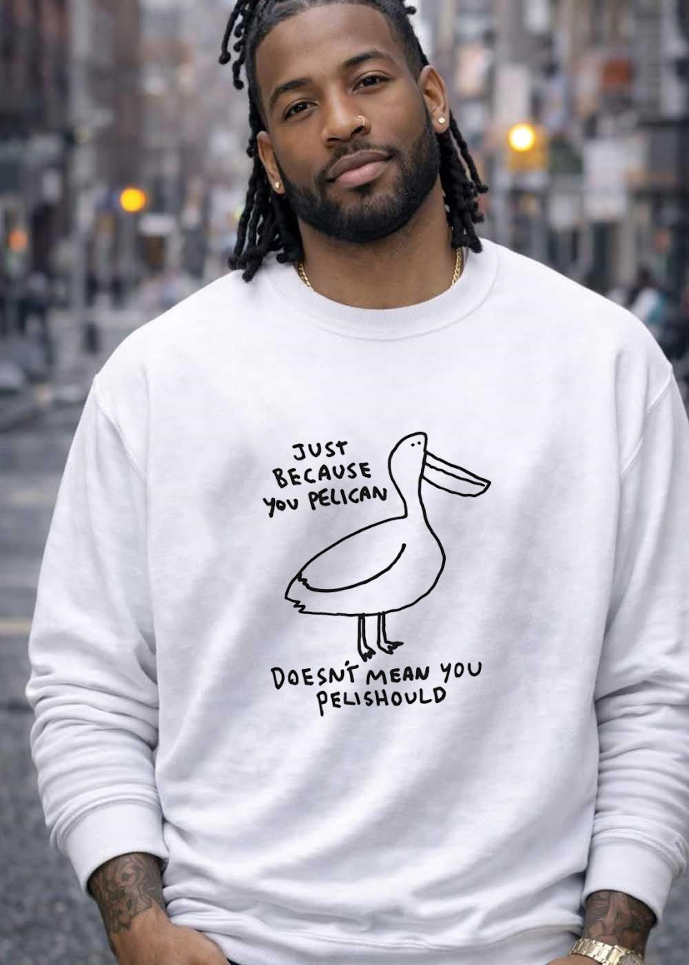 Funny Bird Humor Just Because You Can Does Not Mean You Should T-Shirt