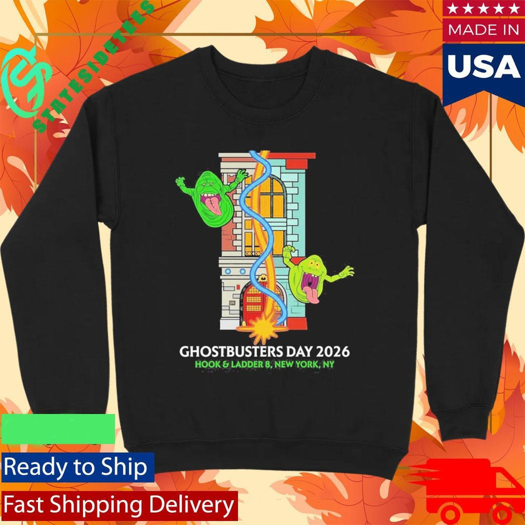 Ghostbusters Day 2026 Hook & Ladder 8 NYC Shirt