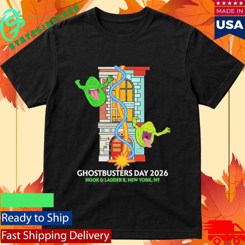 Ghostbusters Day 2026 Hook & Ladder 8 NYC Shirt