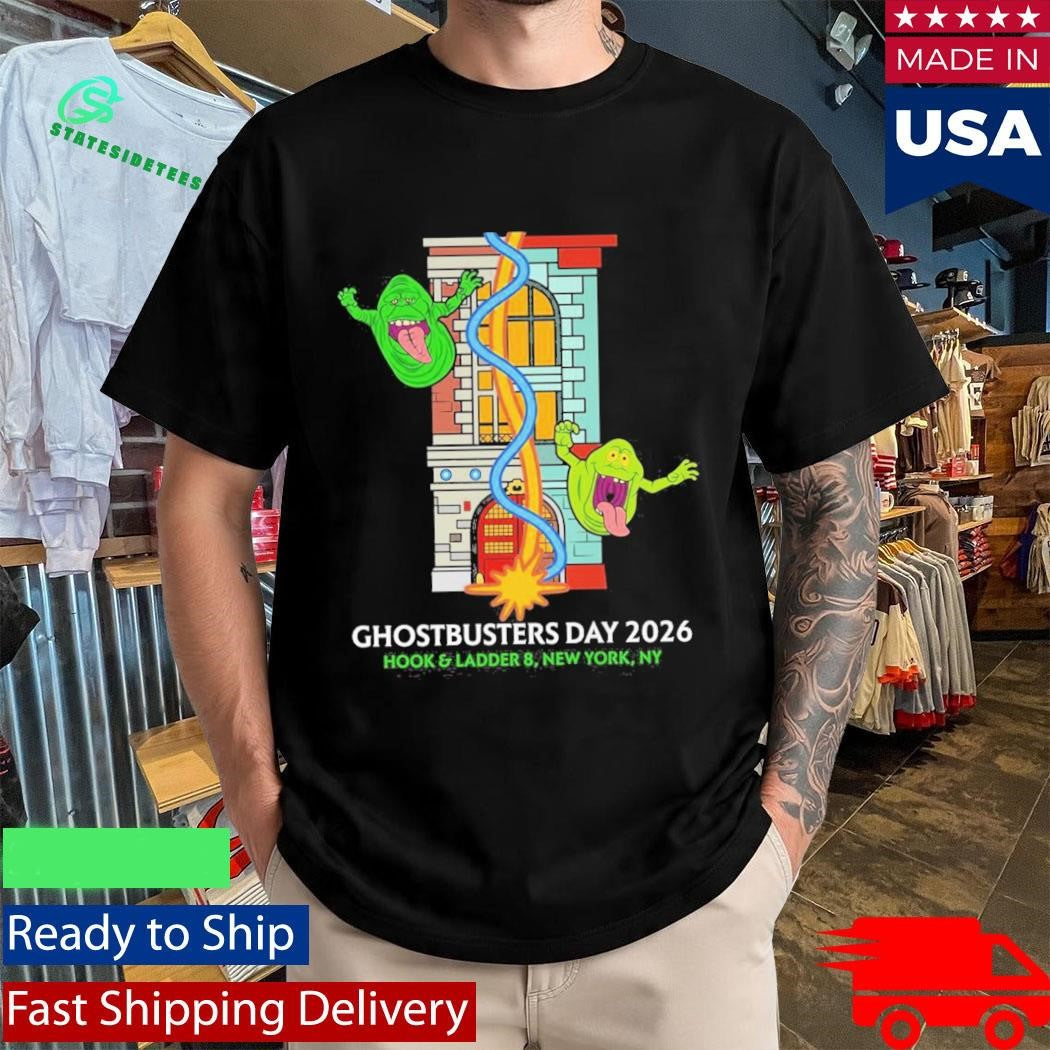 Ghostbusters Day 2026 Hook & Ladder 8 NYC Shirt