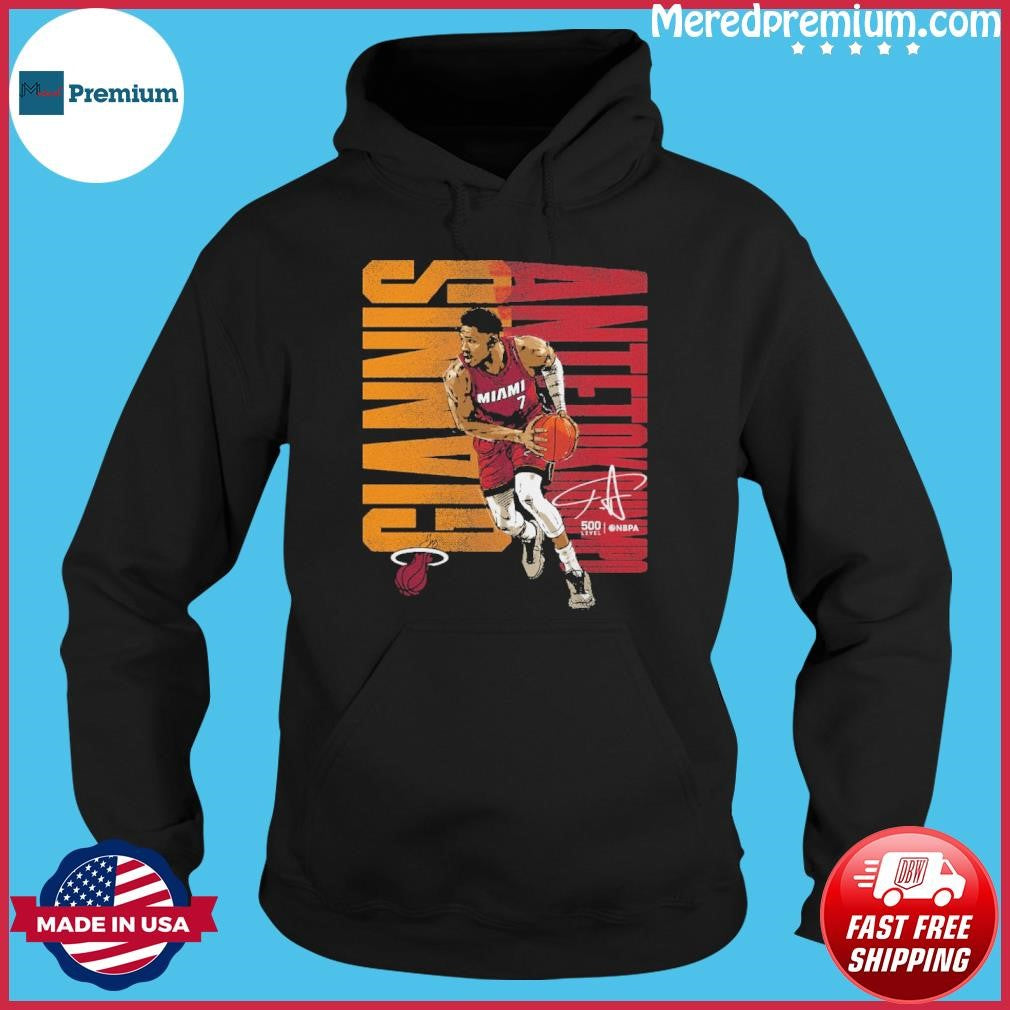 Giannis Antetokounmpo Miami Heat Bold Shirt
