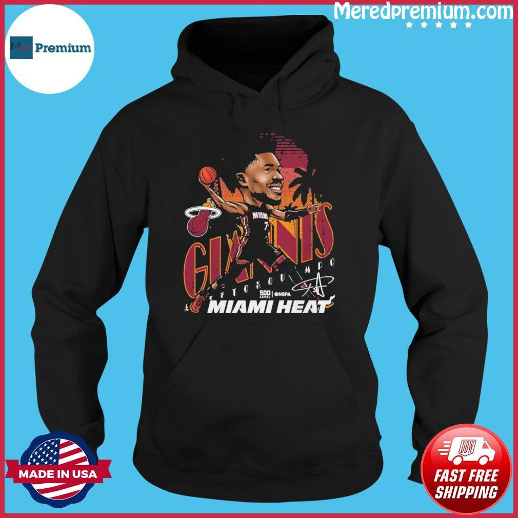 Giannis Antetokounmpo Miami Heat Cartoon Shirt