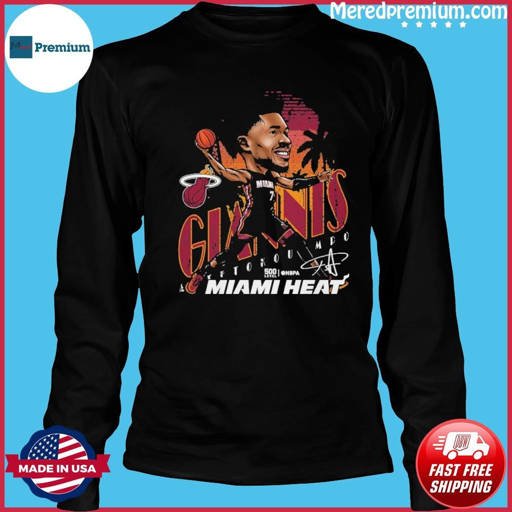 Giannis Antetokounmpo Miami Heat Cartoon Shirt