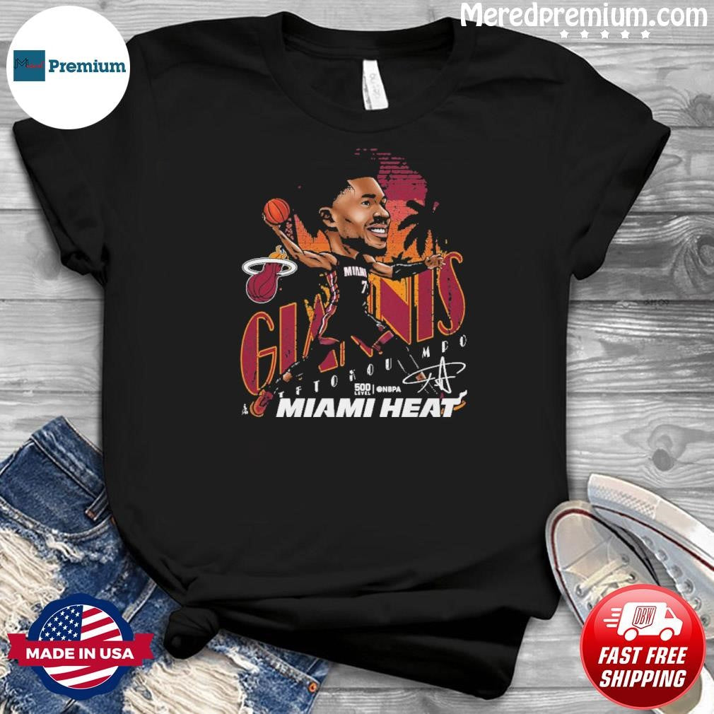 Giannis Antetokounmpo Miami Heat Cartoon Shirt
