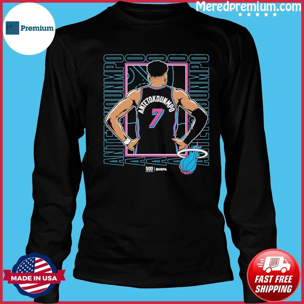 Giannis Antetokounmpo Miami Heat Vice Repeat shirt