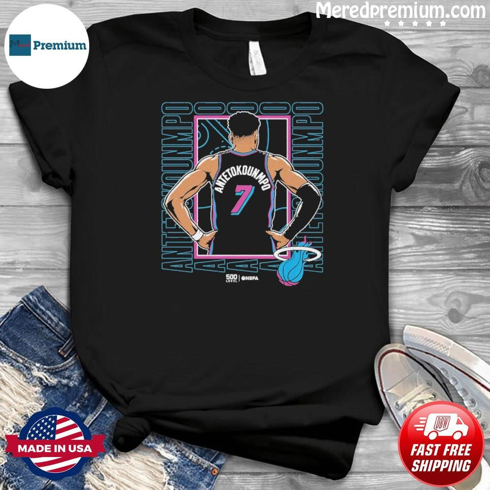 Giannis Antetokounmpo Miami Heat Vice Repeat shirt