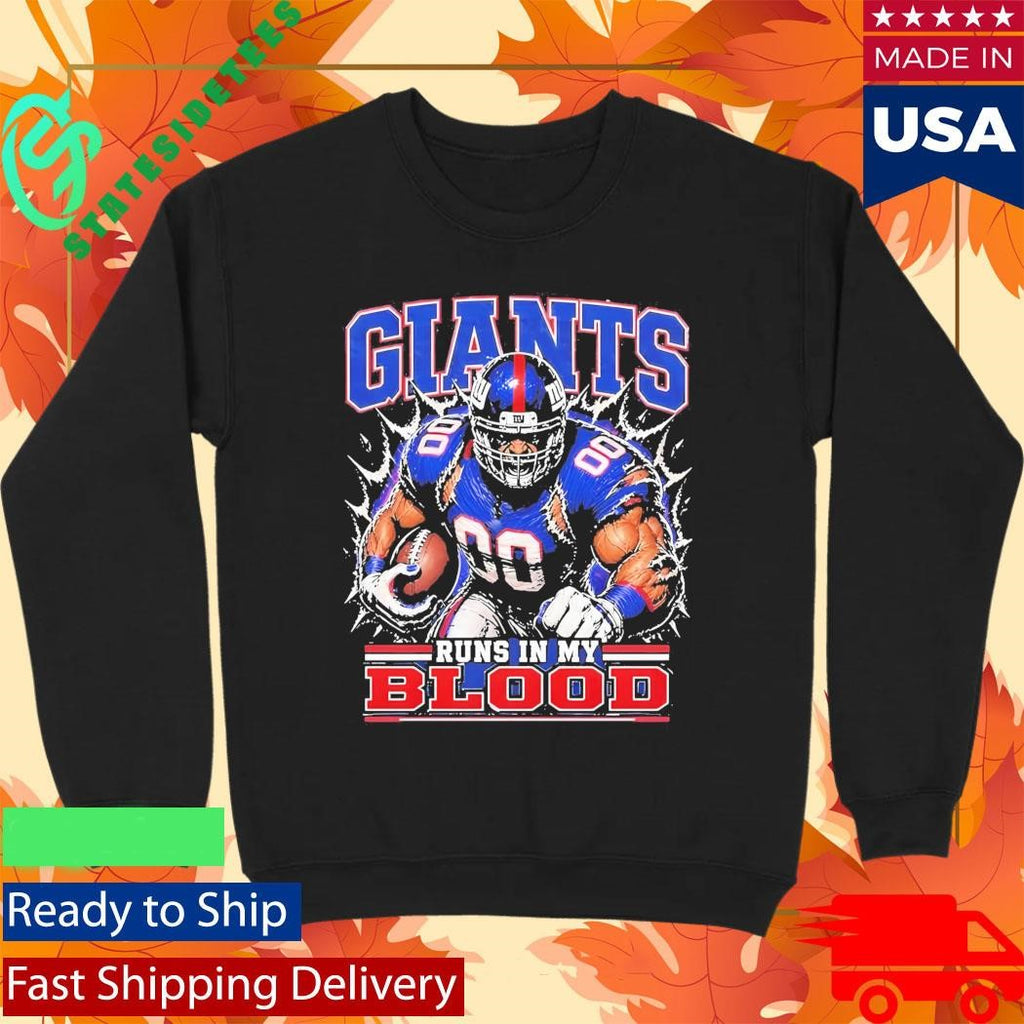 Giants Runs In My Blood Shirt
