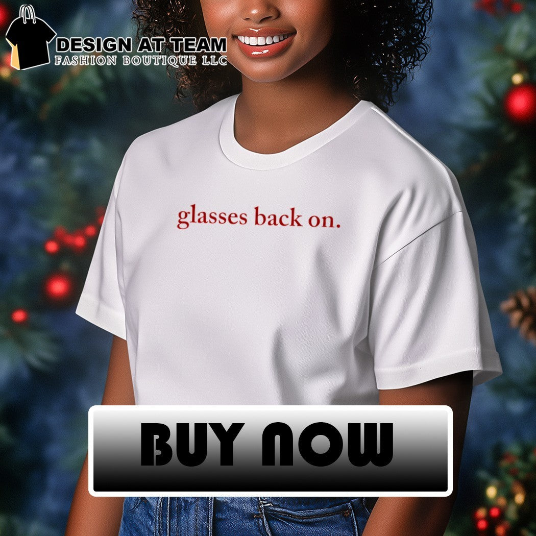 Glasses back on quote Heated Rivalry Hockey Romance shirt