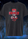 God First Family Second Then Atlanta Falcons Georgia Bulldogs Skull shirt