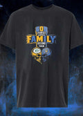 God First Family Second Then Green Bay Packers Milwaukee Brewers Skull shirt