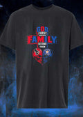 God First Family Second Then Houston Texans Houston Astros skull shirt