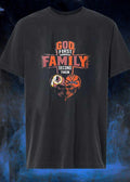 God First Family Second Then Washington Redskins Virginia Cavaliers Skulls shirt