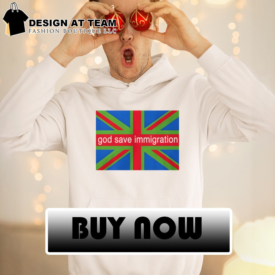 God Save Immigration Union Jack Nigeria flag 2026 shirt