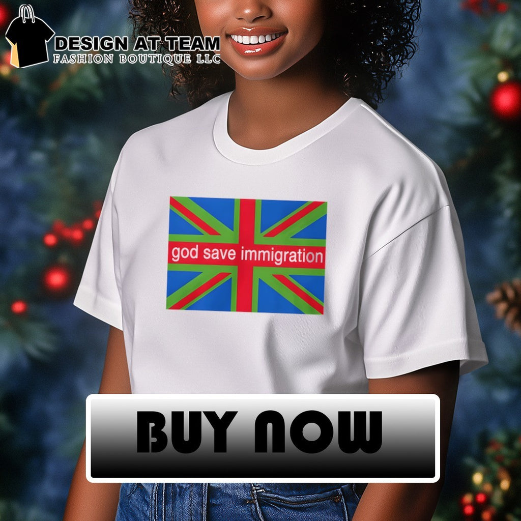 God Save Immigration Union Jack Nigeria flag 2026 shirt