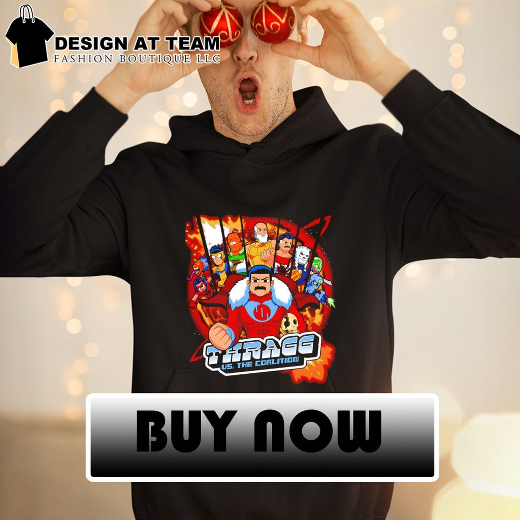 Grand Regent Thragg from Invincible in the style of Scott Pilgrim vs The World Grand Regent Pilgrim shirt