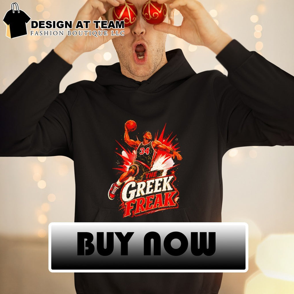Greek Freak Basketball Giannis Antetokounmpo 34 Heat Graphic shirt