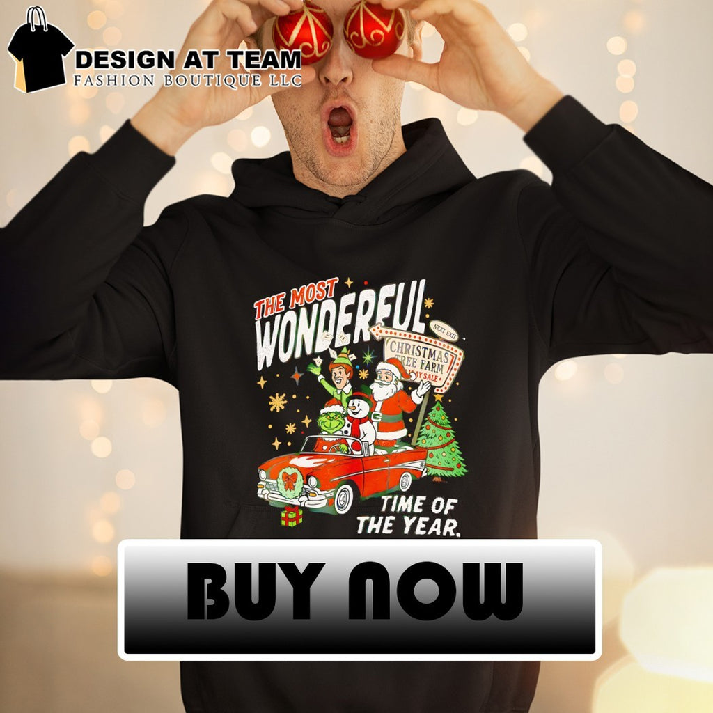Grinch Santa the most wonderful whoville time of the year Christmas shirt