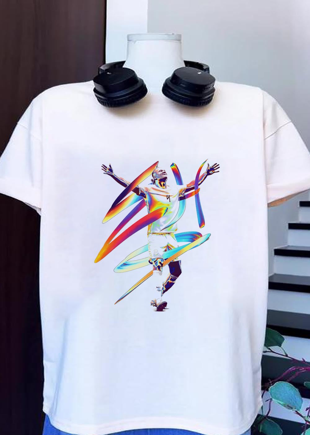 Haaland Goal Celebration 9 Norway Shirt