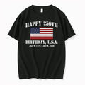 Happy 250th Birthday Usa Flag Independence Day 1776 2026 Tshirts Sweater