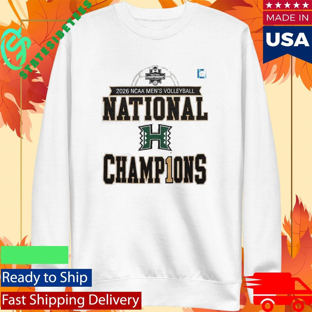Hawaii Rainbow Warriors National Champions 2026 NCAA Men Volleyball Shirt
