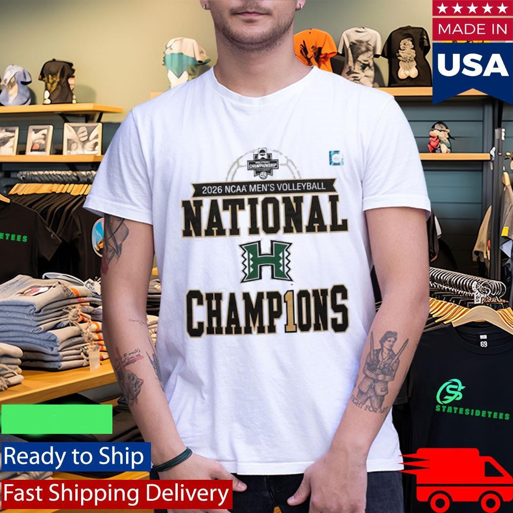 Hawaii Rainbow Warriors National Champions 2026 NCAA Men Volleyball Shirt