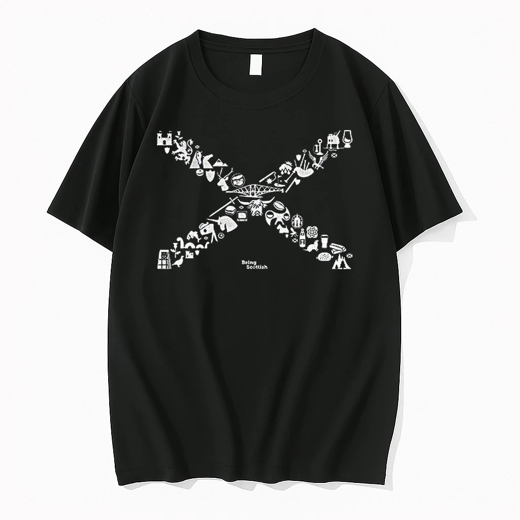 Highland Coo Scottie Dug And The Loch Ness Monster 50 Scots Icons Tshirts Sweater