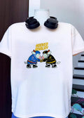 Hooved Rivalry Cows Playing Hockey Matchup Apparel Shirt