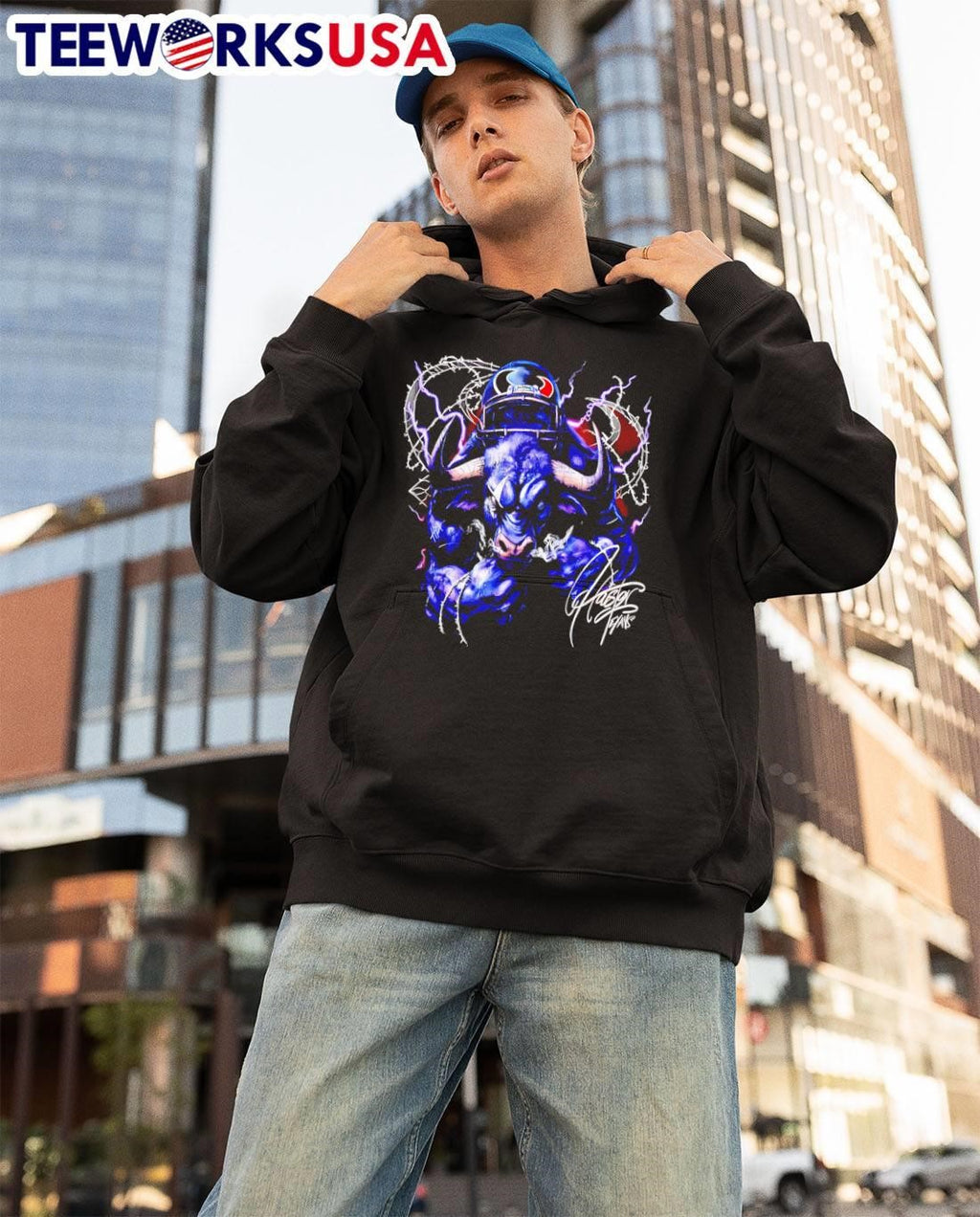 Houston Texans Angry Bull Football Helmet Barbed Wire Graphic shirt
