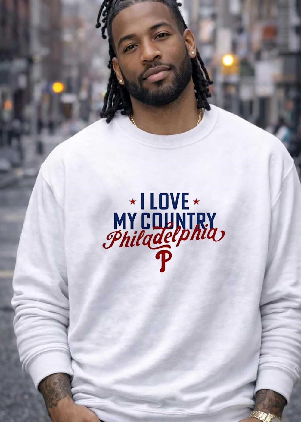 I Love My Country Philadelphia P shirt