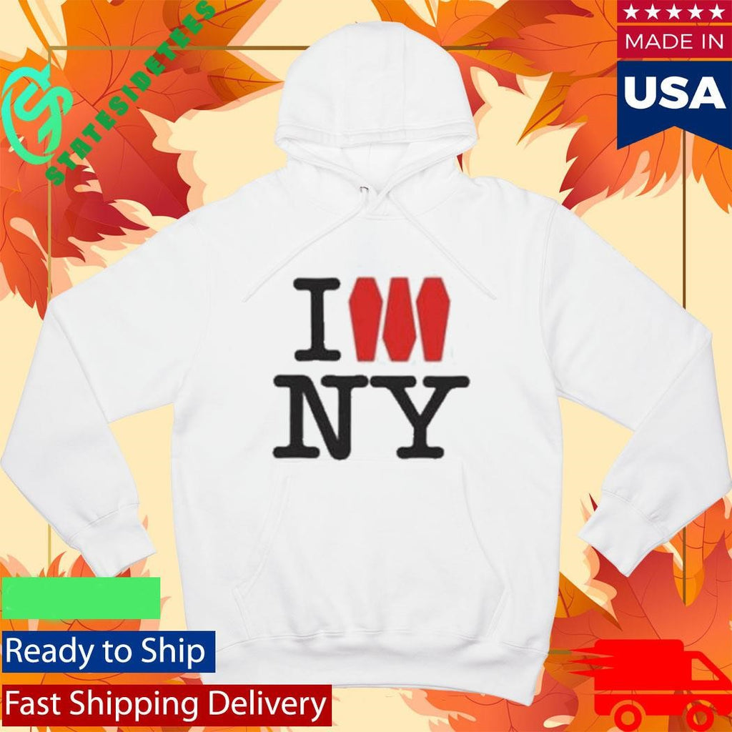 I Love Ny Coffin Shirt