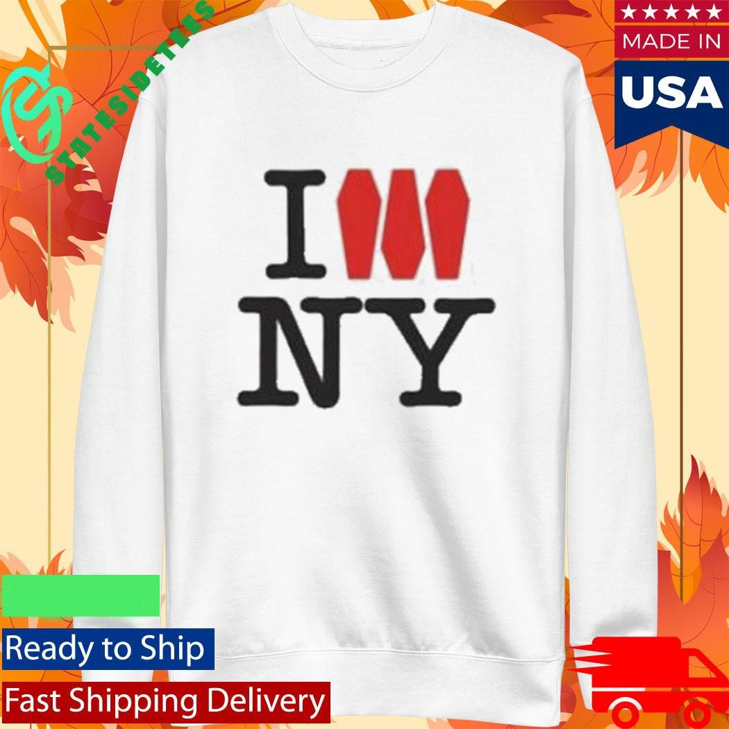 I Love Ny Coffin Shirt