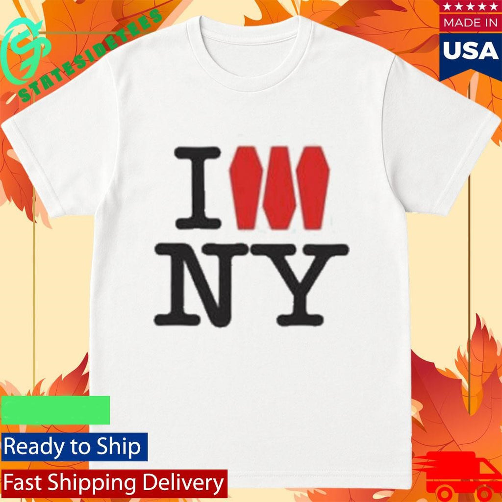 I Love Ny Coffin Shirt