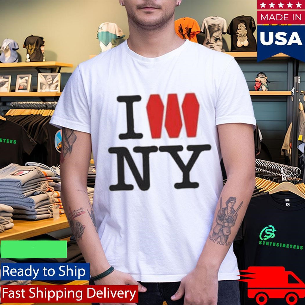I Love Ny Coffin Shirt